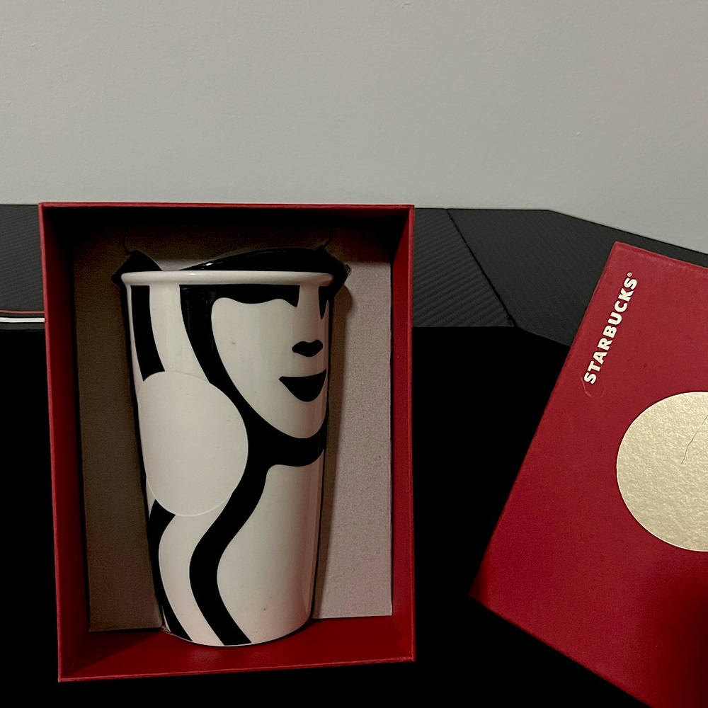 Limited edition design starbucks ceramic tumbler. Collectible item